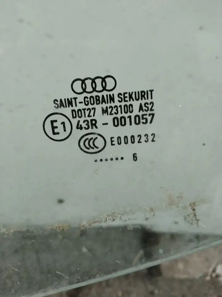 Audi A3/S3 8P (2004 - 2008) Стекло задней двери — фото 2