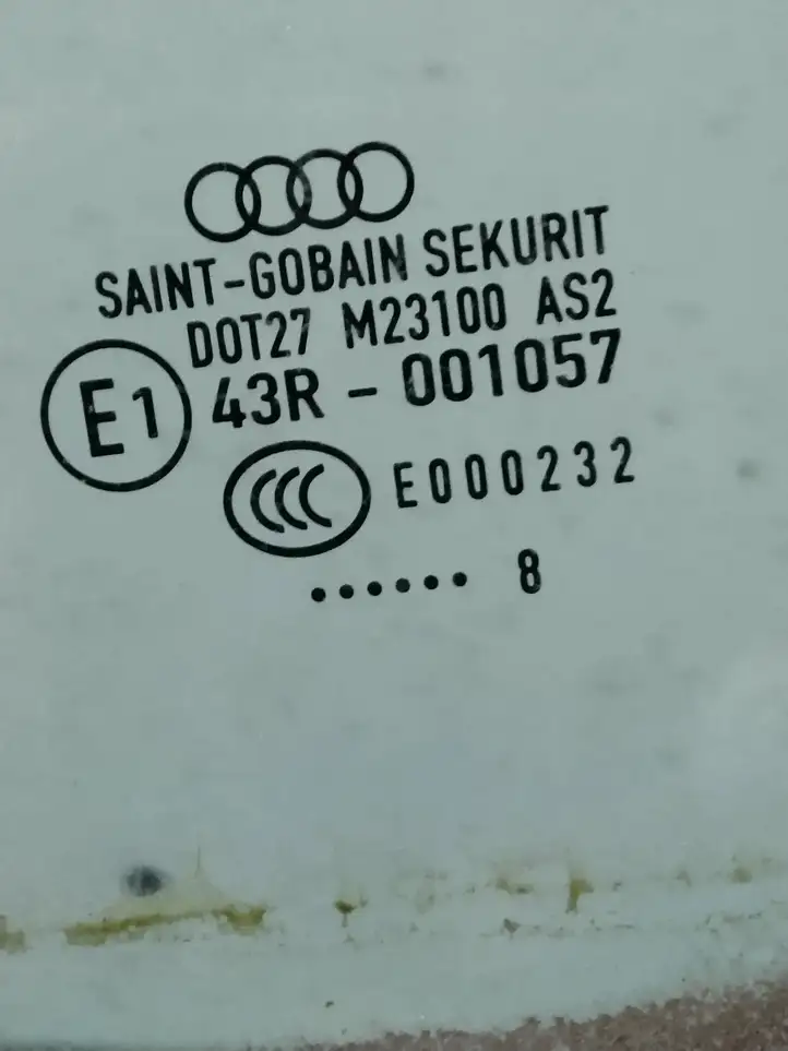 Audi A3/S3 8P (2004 - 2008) Стекло задней двери — фото 2
