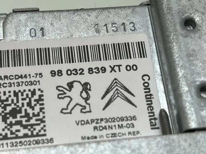 Citroen Berlingo (2012 - 2015) 98032839XT Магнитола / мультимедийная система — фото 5