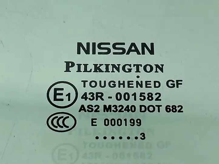 Nissan Qashqai (2010 - 2013) 43R001582 Стекло передней двери — фото 3