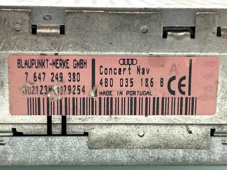 Audi A6 S6 C5 4B (2001 - 2004) 4B0035186B Магнитола / мультимедийная система — фото 8