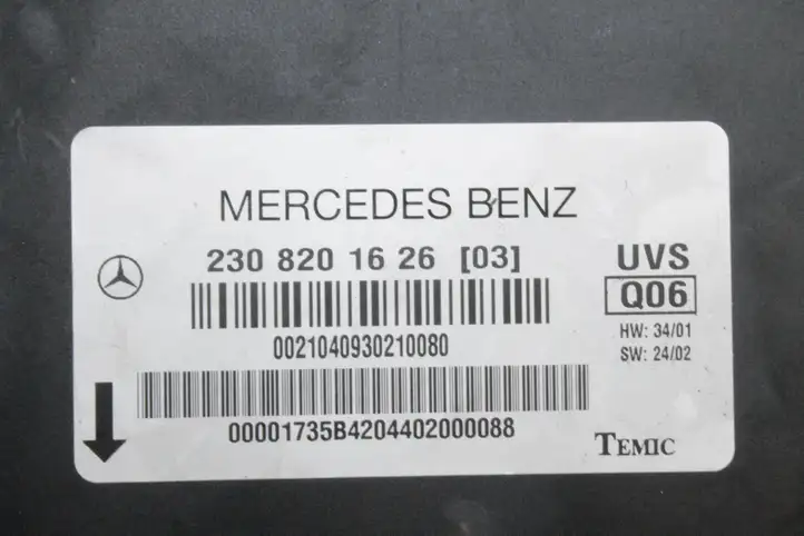 Mercedes-Benz SL R230 (2001 - 2012) 2308201626 Блок управления крышей (кабриолет) — фото 3