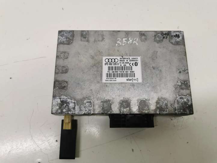 8P0862335D Audi A4 S4 B7 8E 8H Bluetooth modulis