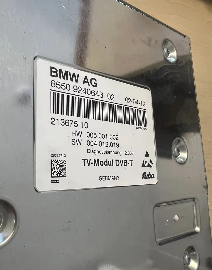 BMW X6 E71 (2008 - 2014) 9240643 Модуль управления видео — фото 2