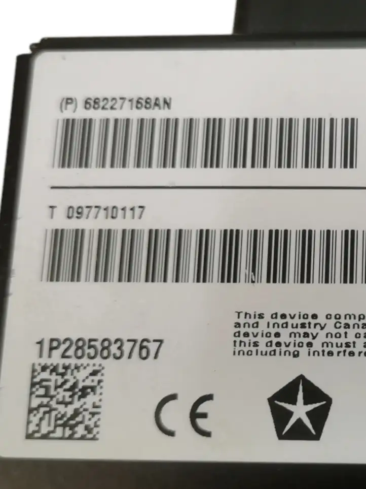 Chrysler Pacifica (2016 - ) 68227168AN Модуль управления видео — фото 4