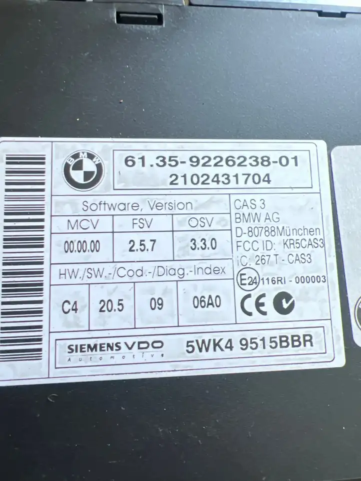 BMW 5 E60 E61 (2004 - 2010) 9226238 Комплект системы зажигания — фото 4