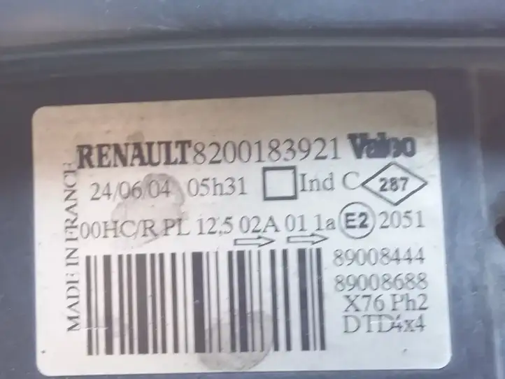 Renault Kangoo I (2003 - 2008) 8200183921 Передняя фара — фото 5