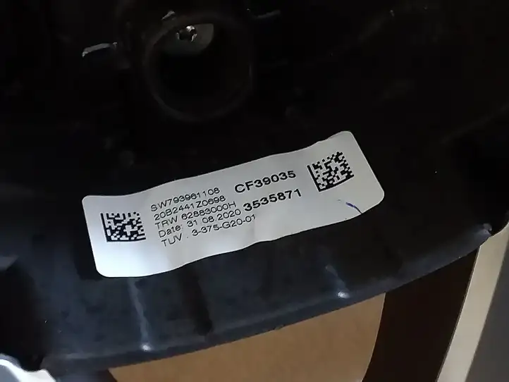BMW 4 G22 G23 G24 G26 (2020 - ) 62881350E Подушка безопасности руля — фото 10