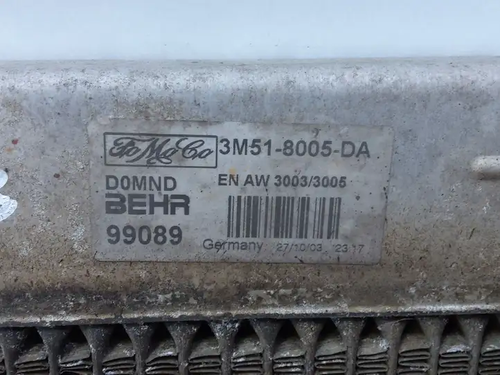 Volvo V50 (2004 - 2008) 3M518005DA Радиатор охлаждающей жидкости двигателя — фото 3
