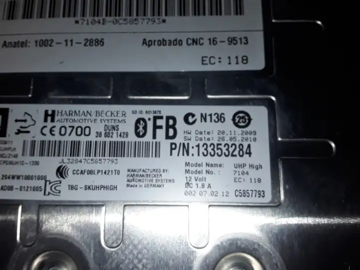 Opel Zafira B (2008 - 2014) 13353284 Bluetooth модуль — фото 3