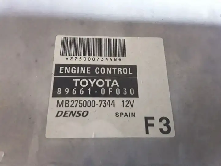 Toyota Corolla Verso AR10 (2004 - 2009) 896610F030 Блок управления двигателем (ЭБУ) — фото 2