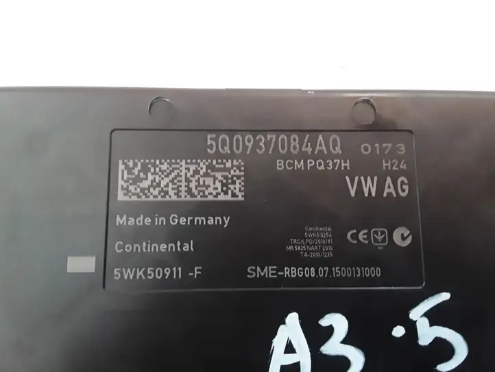 Audi A3/S3 8V (2012 - 2016) 5Q0937084AQ Модуль комфорта — фото 2