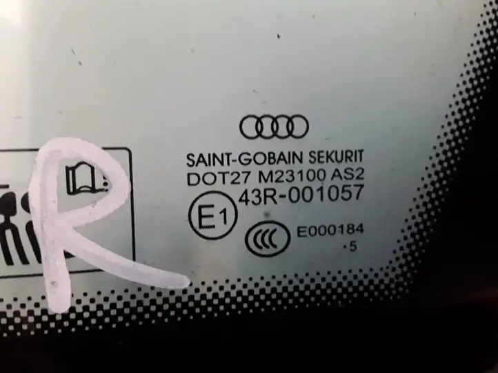 Audi A3/S3 8V (2012 - 2016) E143R001057 Заднее боковое стекло — фото 2