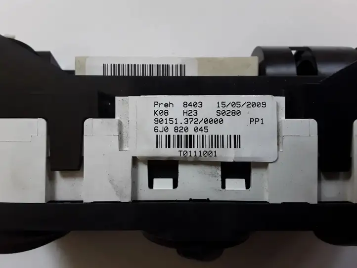 Seat Ibiza IV (6J,6P) (2008 - 2017) 6J0820045 Блок управления кондиционером — фото 2
