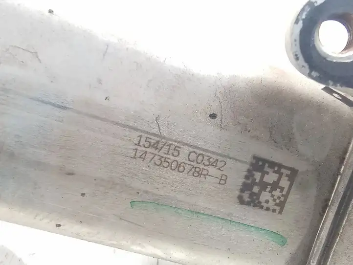 Opel Vivaro (2014 - 2018) 147350678R Охладитель клапана EGR — фото 6