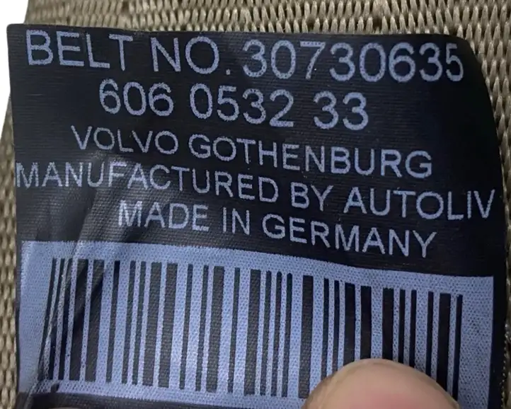 Volvo XC90 (2006 - 2014) 601239700 Ремень безопасности 3-го ряда — фото 4