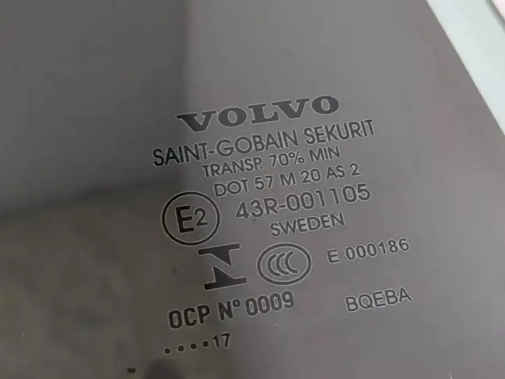 Volvo S90, V90 (2016 - 2020) Стекло задней двери — фото 2