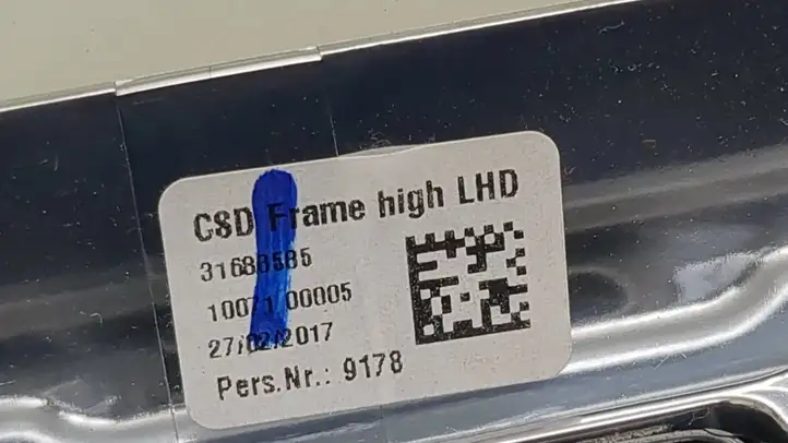 Volvo S90, V90 (2016 - 2020) 31403976 Отделка внутренней панели салона — фото 4