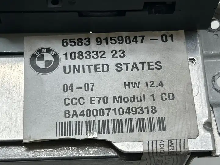 BMW X5 E70 (2006 - 2013) 9159047 Магнитола / мультимедийная система — фото 6