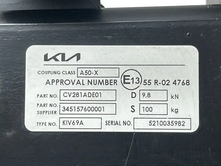 Kia EV6 (2021 - ) CV281ADE01 Комплект буксировочного крюка — фото 10