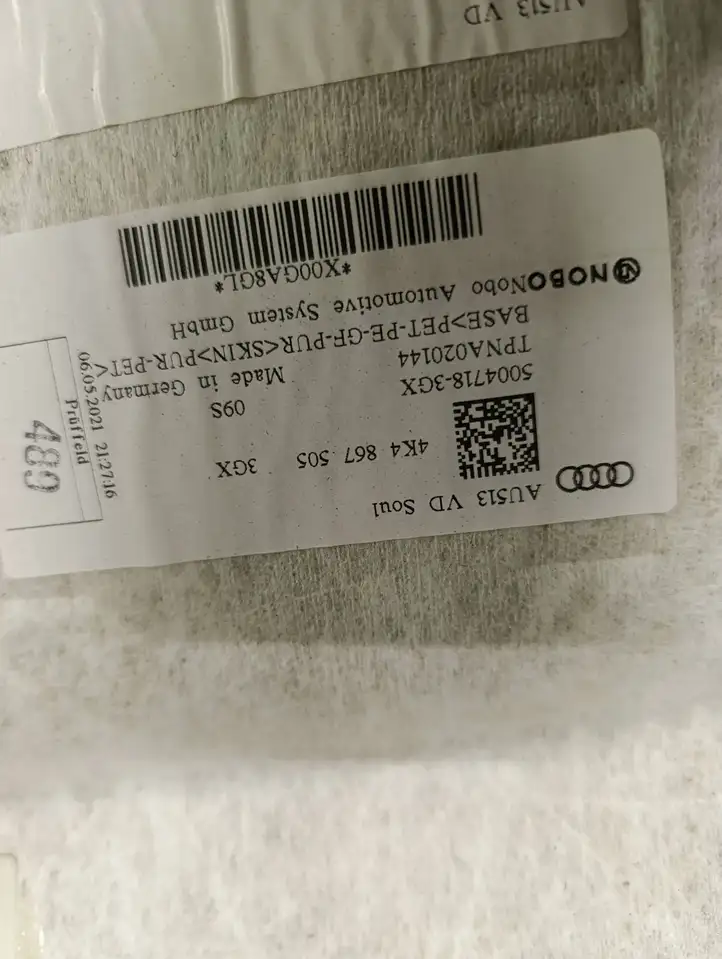 Audi e-tron (2018 - ) 4K4867505 Комплект потолочной обшивки — фото 5