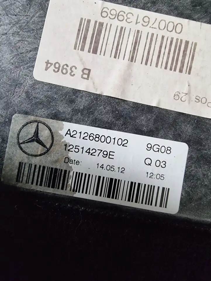 Mercedes-Benz E W212 (2009 - 2016) A2126800102 Коврик багажника — фото 4