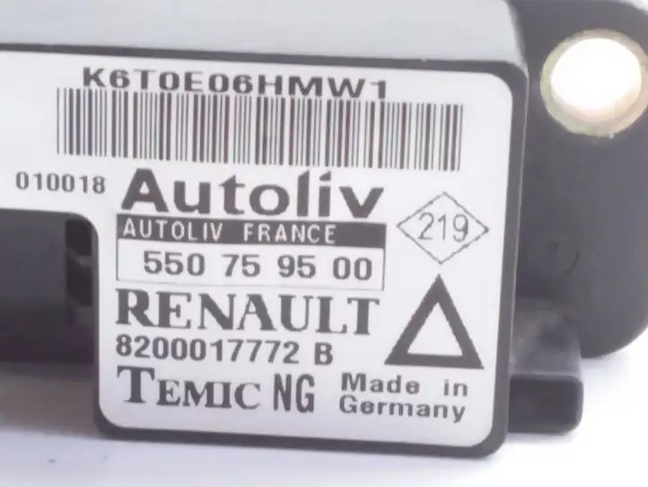 Renault Laguna I (1993 - 2001) 8200017772B Датчик удара SRS — фото 3
