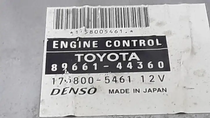 Toyota Avensis Verso (2001 - 2004) 8966144360 Блок управления двигателем (ЭБУ) — фото 3