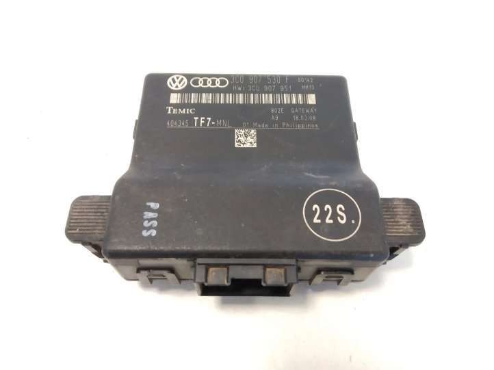 3C0907530F Volkswagen PASSAT CC Gateway valdymo modulis