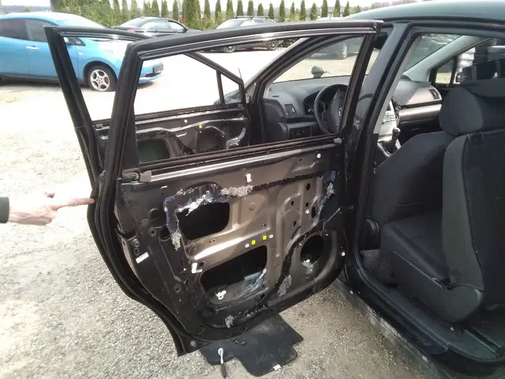 Toyota Corolla Verso AR10 (2004 - 2009) Задняя дверь — фото 2