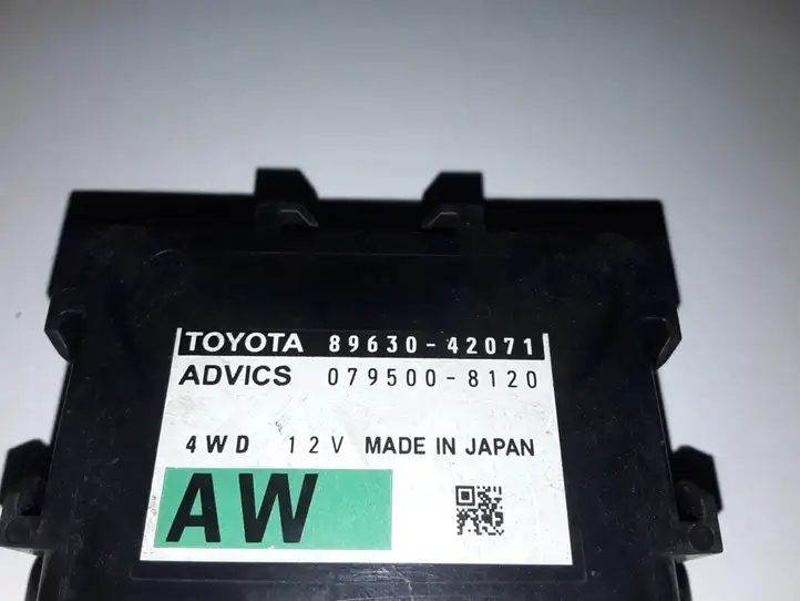 Toyota RAV 4 (XA40) (2012 - 2018) 8963042071 Прочие блоки управления — фото 2