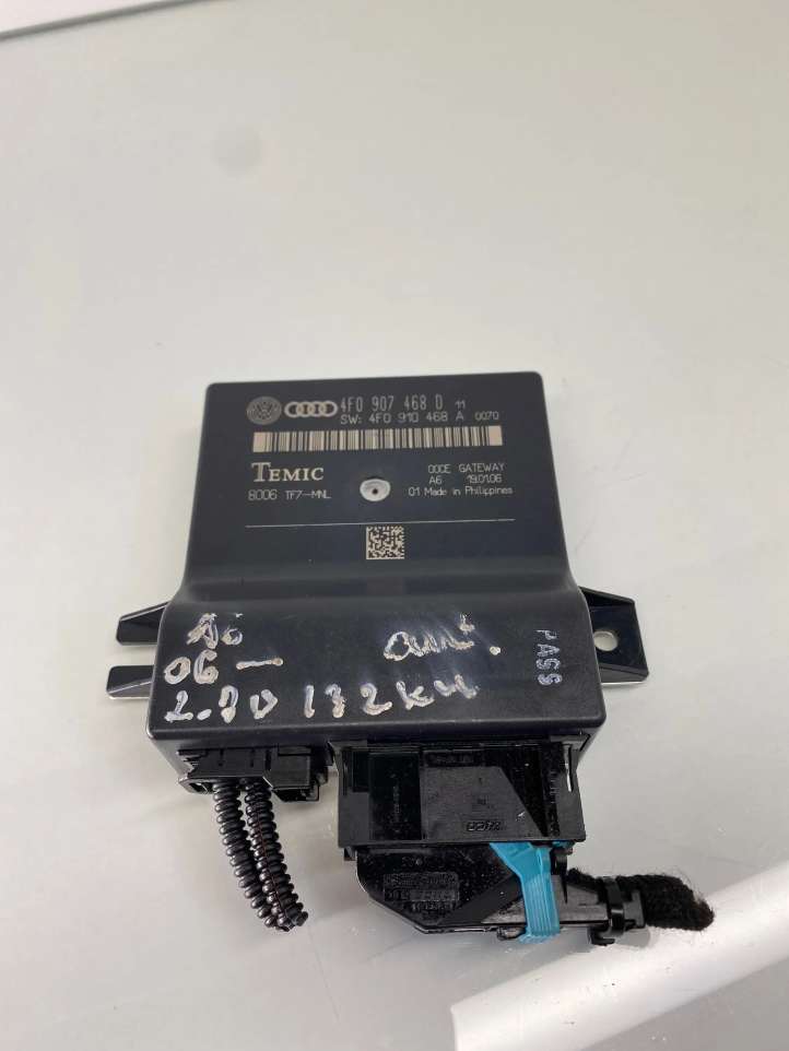 4F0907468D Audi A6 S6 C6 4F Gateway valdymo modulis