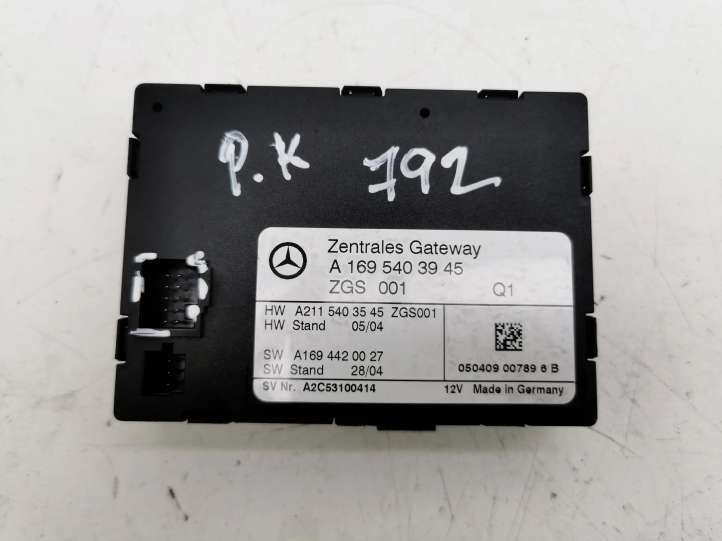 A1695403945 Mercedes-Benz B W245 Gateway valdymo modulis