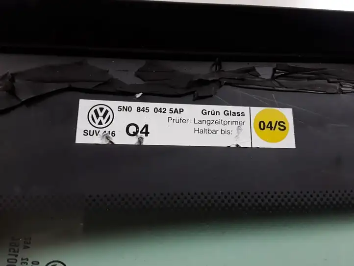 Volkswagen Tiguan (2007 - 2011) 5N0845042 Заднее боковое стекло — фото 3