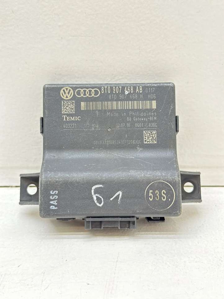 8T0907468AB Audi A4 S4 B8 8K Gateway valdymo modulis