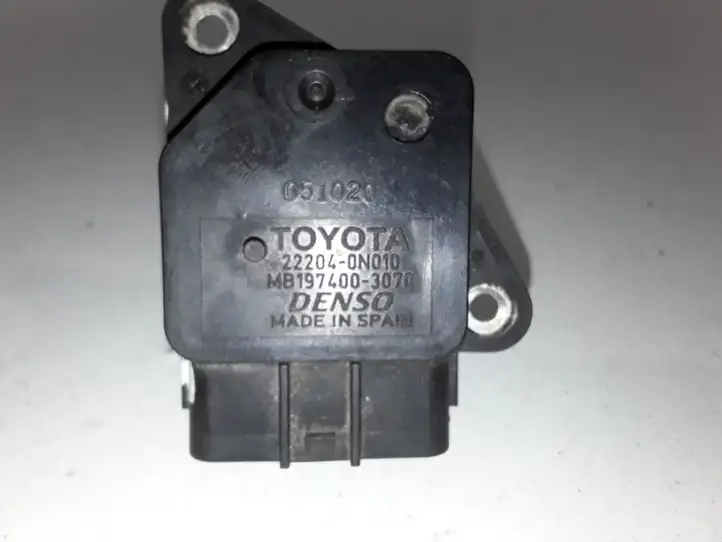 Toyota Avensis T250 (2003 - 2006) 222040N010 Датчик массового расхода воздуха — фото 3