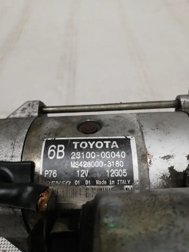Toyota Avensis T250 (2006 - 2009) 281000G040 Стартер — фото 2