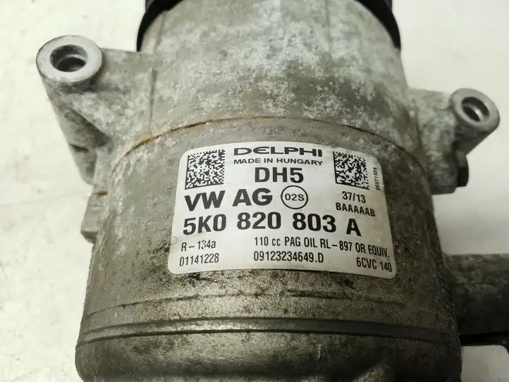 Volkswagen Tiguan (2011 - 2016) 5K0820803A Компрессор (насос) кондиционера воздуха — фото 8
