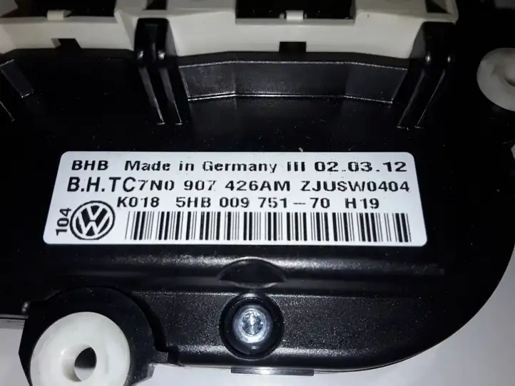 Volkswagen PASSAT B7 (2011 - 2014) 7N0907426AM Блок управления кондиционером — фото 2