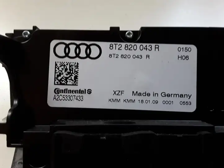 Audi Q5 SQ5 (2008 - 2012) 8T2820043R Модуль управления кондиционером — фото 2