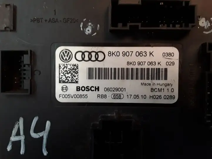 Audi A4 S4 B8 8K (2007 - 2011) 8K0907063K Модуль комфорта — фото 2