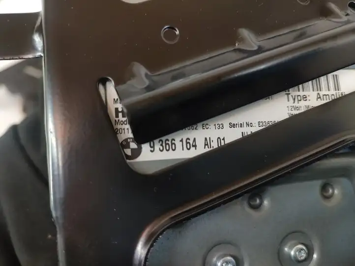 BMW 3 F30 F35 F31 (2012 - 2018) 9366164 Комплект аудиосистемы — фото 9