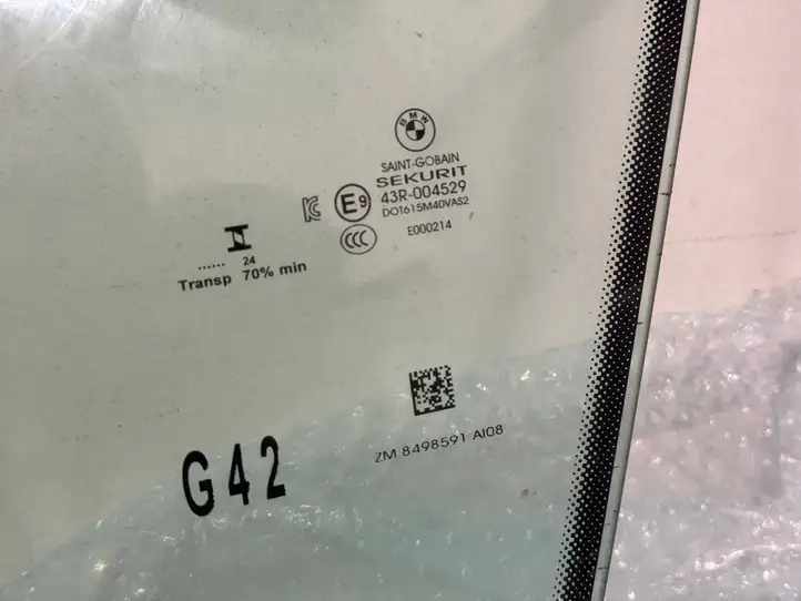 BMW M2 G87 (2022 - ) 8498591 Стекло передней двери — фото 2