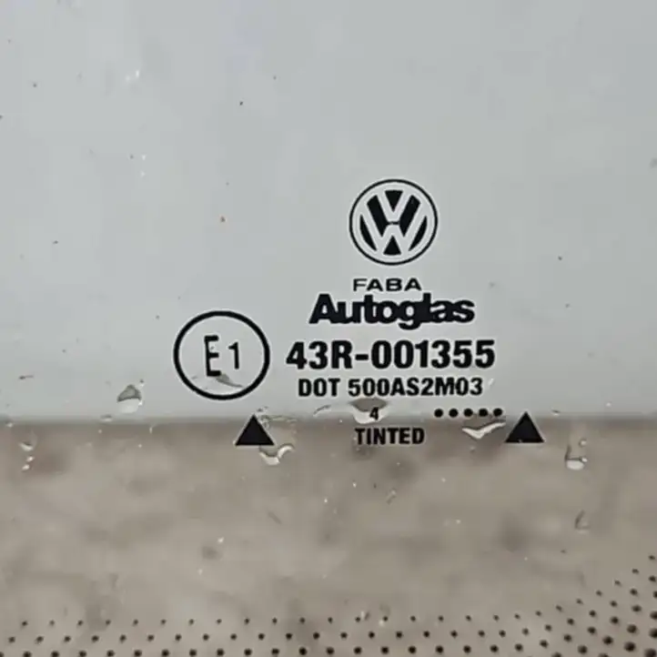 Volkswagen Multivan T5 (2003 - 2015) 43R001355 Заднее боковое стекло — фото 4
