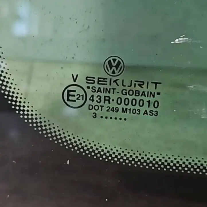 Volkswagen Multivan T5 (2003 - 2015) 43R000010 Стекло задней двери — фото 3