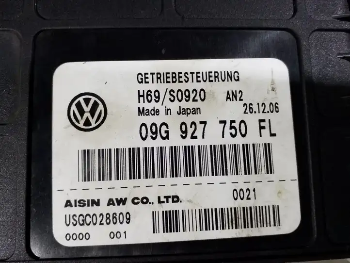 Volkswagen Jetta V (2005 - 2010) 09G927750FL Блок управления АКПП — фото 4