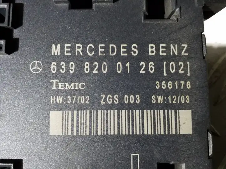 Mercedes-Benz Vito Viano W639 (2003 - 2010) 6398200126 Блок управления дверью — фото 2