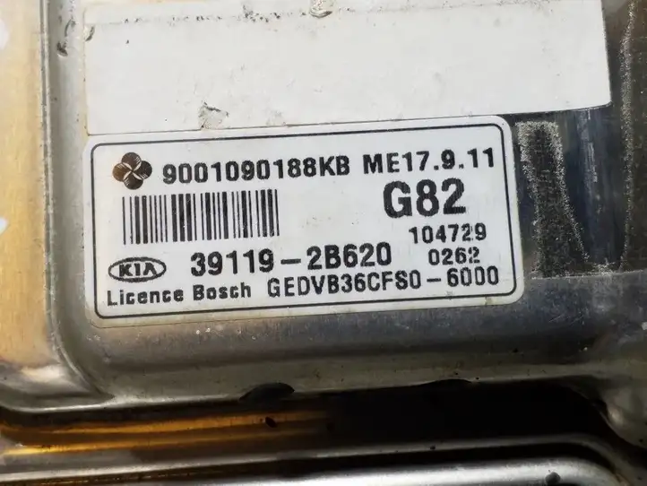Kia Ceed (2010 - 2012) 391192B620 Блок управления двигателем (ECU) — фото 4