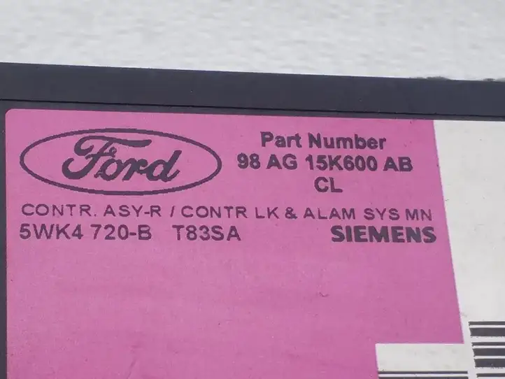 Ford Focus (1998 - 2004) 98AG15K600AB Блок иммобилайзера — фото 2