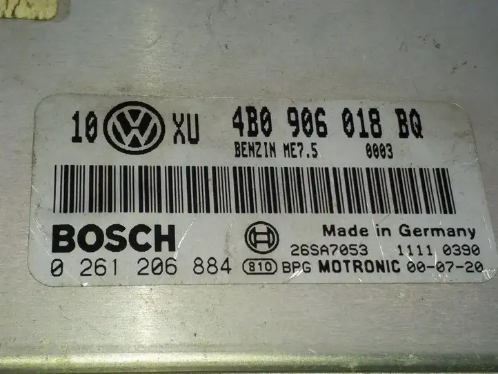 Volkswagen PASSAT B5.5 (2001 - 2005) 4B0906018BQ Блок управления двигателем (ECU) — фото 2
